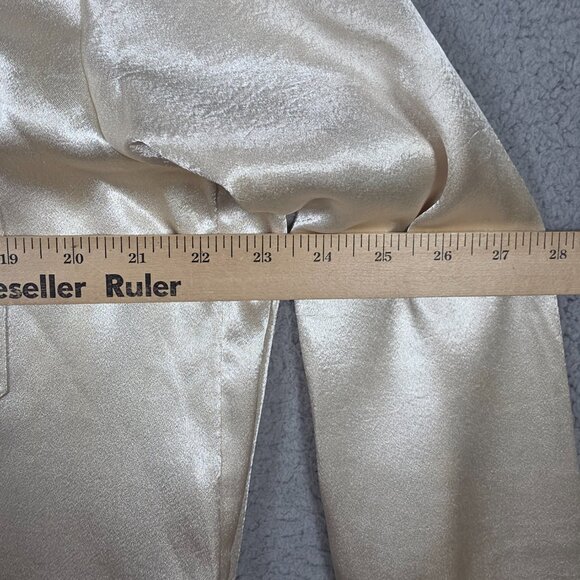 Free People Shirt Womens Size Medium Shooting For The Moon Button Down Satin - Picture 9 of 15